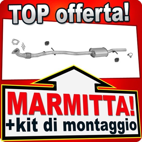 Silenziatore centrale per opel - centrale,