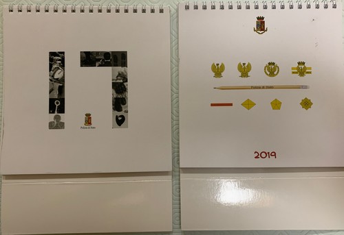Calendari tavolo polizia - da,