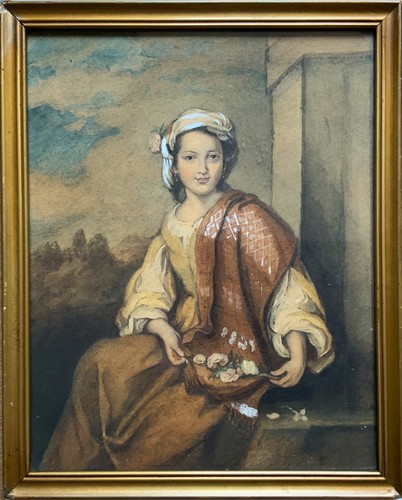 Quadro ritratto acquerello