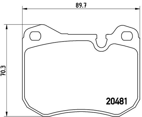 Assale anteriore brembo 65 - anteriore,