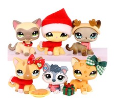 6pcs lps Pet Shop Figure Toys