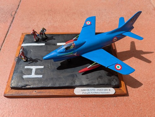 Diorama airfix fiat g91 - diorama,