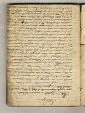 MANOSCRITTO ottocentesco, su