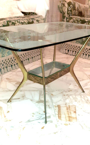 Tavolino vintage cristallo - vintage,