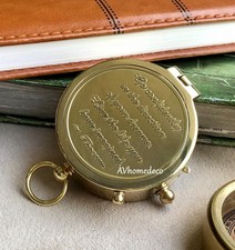 Antica bussola in ottone