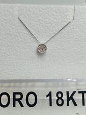 Collana oro bianco 750 18 kt