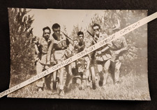 FOTO PARTIGIANI ARMATI NEL BOSCO GUERRA DI LIBERAZIONE RESISTENZA