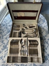 Set posate premium 72 pezzi Breitenbach Solingen - custodia in pelle - usato pochissimo