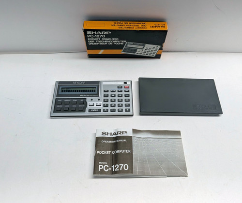 Sharp 1270 pocket computer - sharp,