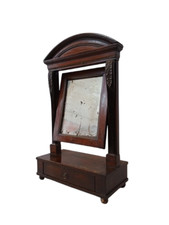 Specchiera a bilico Impero in noce - psiche - primi '800 - specchio da appoggio