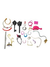 Copricapo bambola Mattel Monster High multicolore code cinture spazzole e accessori