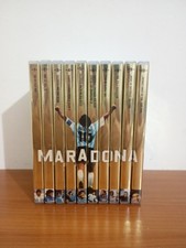 MARADONA COLLEZIONE DVD COMPLETA(CONTENTE TUTTI I LIBRETTI)CONDIZIONI PERFETTE 