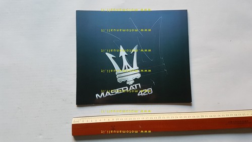 Maserati 420 depliant - maserati,
