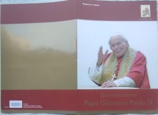 folder francobolli italia - Beatificazione Giovanni Paolo II 2011 (lamina Argent