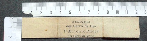 Reliquia del servo dio - dio, p