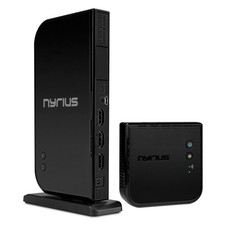 Nyrius Wireless HDMI 2 Ingressi Trasmettitore e Ricevitore Streaming HD 1080p Video 3D