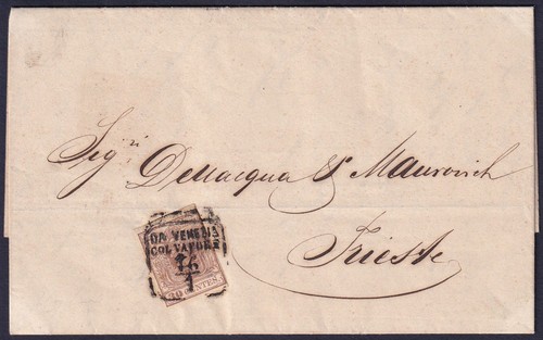 Lombardo veneto 1857 lettera - veneto,