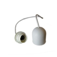 E27 White Plastic Chandelier