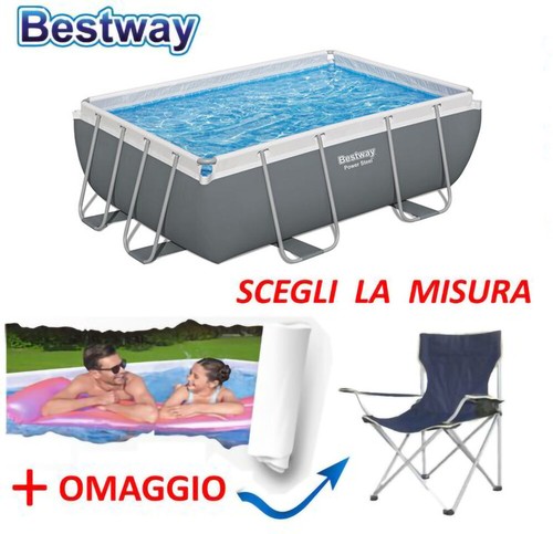 Bestway piscina power - power, steel