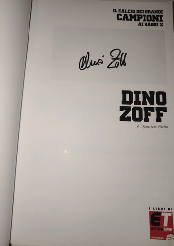 Libro autografato dino zoff - autografato,
