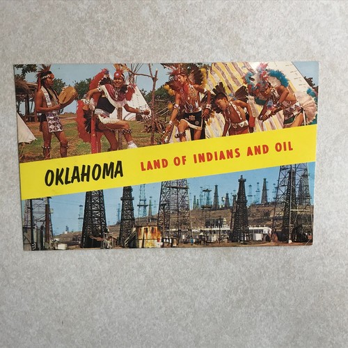 D2345 cartolina oklahoma - oklahoma, terra