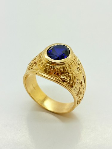 Anello oro giallo massiccio - anello,