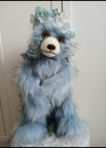 Realistic style bear fresia - style, by