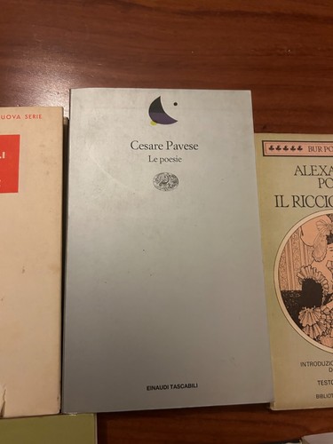 Libro pavese poesie - pavese, le