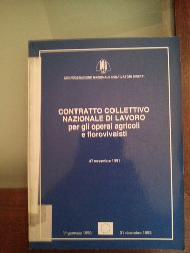 Contratto collettivo nazionale - contratto,