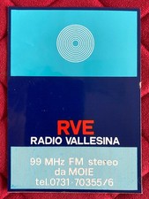 RVE RADIO VALLESINA da Moie adesivo 8X11