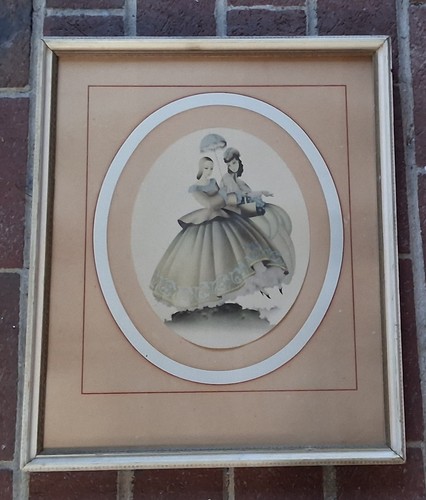 Stampa vittoriana vintage con