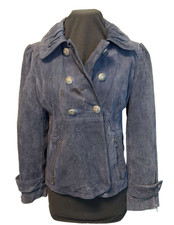 Giacca doppiopetto scamosciata