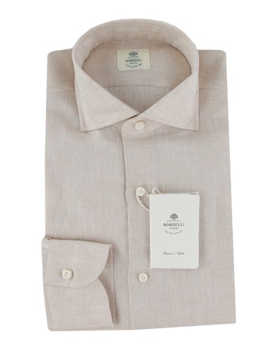 500 camicia lino solido - in,