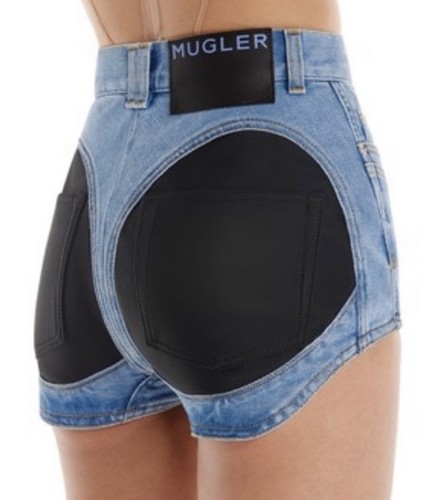 Mugler pantaloncino jeans