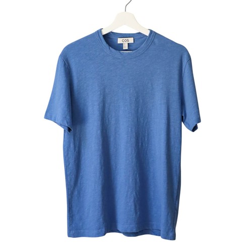 Shirt girocollo cos blu - girocollo, uomo