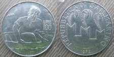 SAN MARINO  # 100 lire 1972