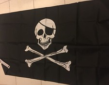 Bandiera Pirati , Teschio e Tibie, Poliestere
