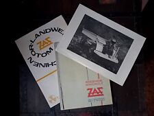 ZAF MOTOCOLTIVATORI ZAFWAGEN   Brochure + USO MANUTENZIONE + FOTOGRAFIA OFFICIAL