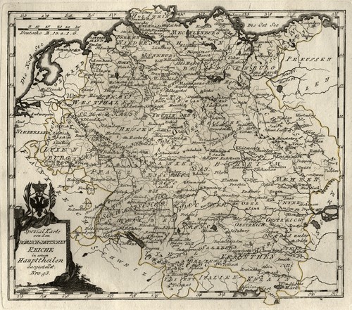 Germania originale incisione - germania,