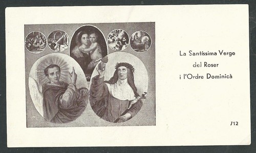 Antico santino madonna - de, la