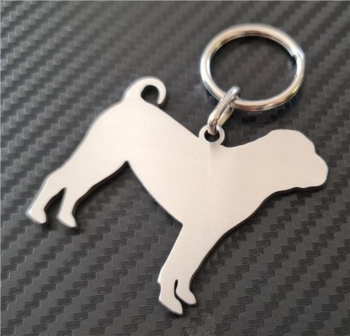 Shar pei keyring keychain - shar, dog
