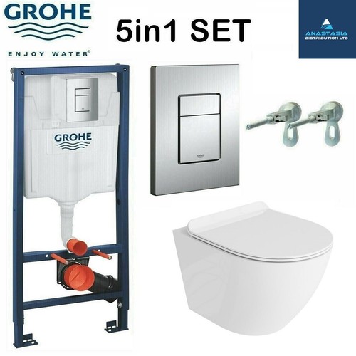 Anas rimless sospeso a - rimless, wc