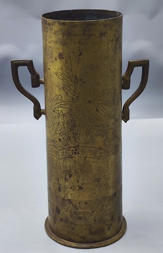 Wwi trench art vaso - -,