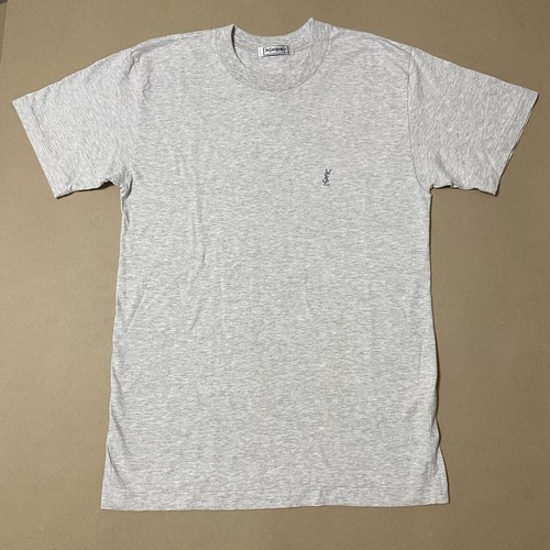 Shirt ysl cotone grigio - ysl,