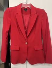 Blazer donna rosso vibrante
