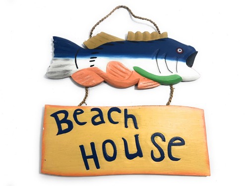 Insegna beach house con - beach,