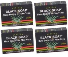 4 pezzi - Sapone africano al