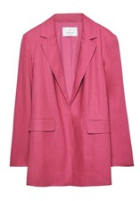 Blazer Donna misto lino senza