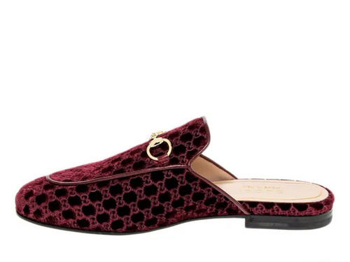 Mocassino donna gucci bordeaux - donna,