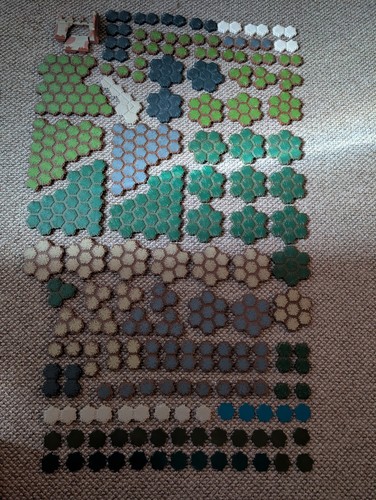 Heroscape land terrain hexes - terrain,
